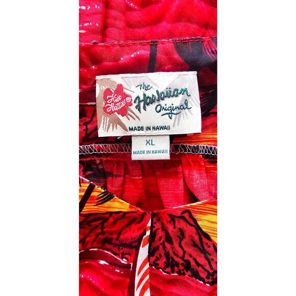 Vintage The Hawaiian Women's Tropical Sunset Palm Hawaiian‎ Dress Size XL Multi - Picture 7 of 8